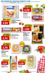 Gazetka promocyjna Lidl - GAZETKA - Gazetka - ważna od 12.09 do 12.09.2021 - strona 25 - produkty: Makaron, Gnocchi, Mąka, Lasagne bolognese, Lasagne