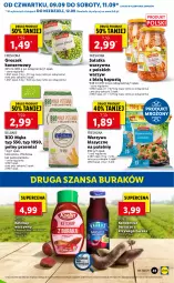 Gazetka promocyjna Lidl - GAZETKA - Gazetka - ważna od 12.09 do 12.09.2021 - strona 41 - produkty: Sałatka, Ketchup, Krakus, Warzywa, Ser, Sałatka warzywna, Sałat, Kapustą, Mąka, Kotlin, Chleb, Groszek