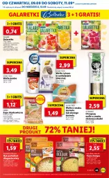 Gazetka promocyjna Lidl - GAZETKA - Gazetka - ważna od 12.09 do 12.09.2021 - strona 43 - produkty: Ryż, Gra, Ryż parboiled, Zupa, Kuchnia, Bulgur, Wafle, Babuni, Galaretki, Galaretka, Gres, Gala, Kasza, LG