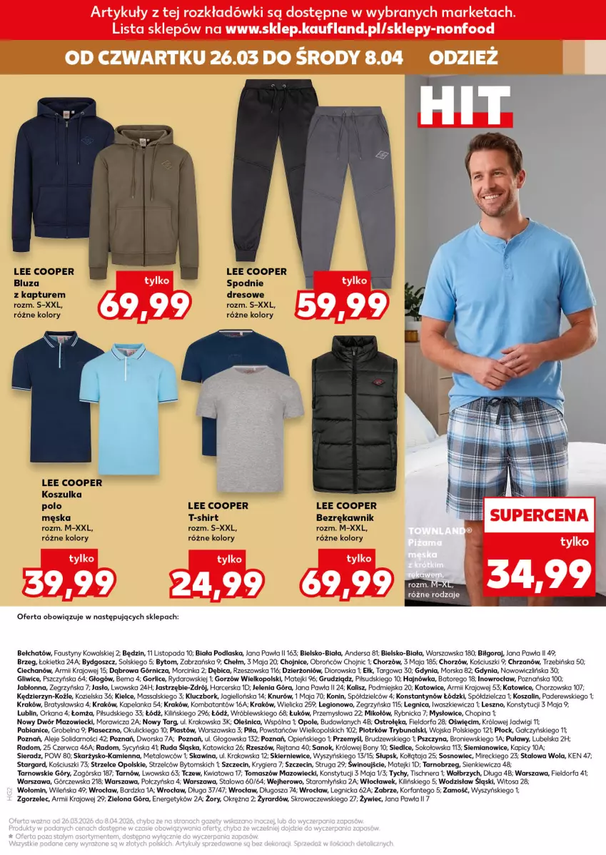 Gazetka promocyjna Kaufland - Kaufland - ważna 26.03 do 08.04.2026 - strona 15 - produkty: BIC, Bluza, Chrzan, Dior, Dres, Fa, Inka, Kosz, Koszulka, Orka, Piast, Sok, Sos, Spodnie, Szal, T-shirt, Top, Wino