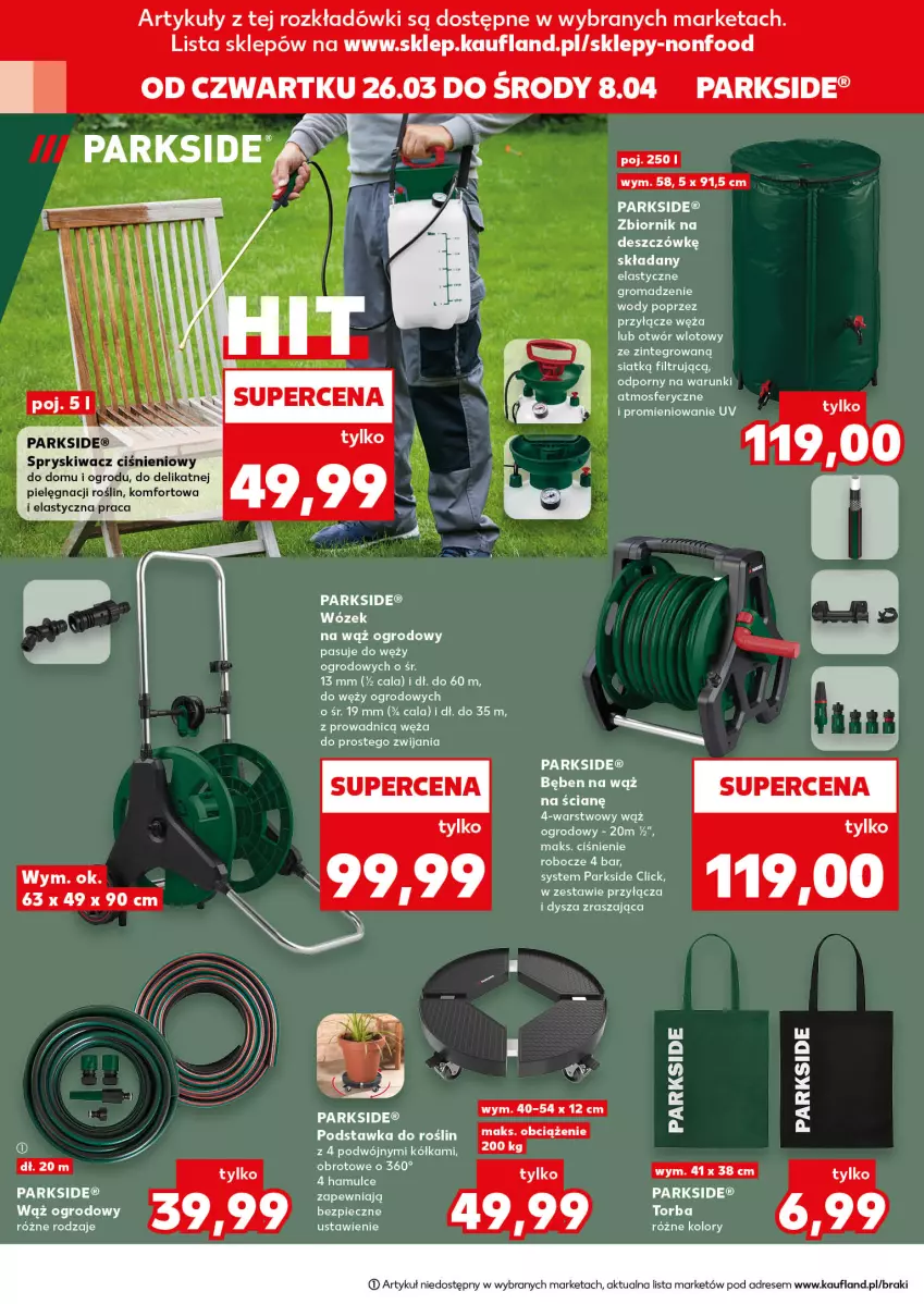 Gazetka promocyjna Kaufland - Kaufland - ważna 26.03 do 08.04.2026 - strona 6 - produkty: Dres, Parkside, Piec, Wózek