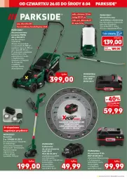 Gazetka promocyjna Kaufland - Kaufland - Gazetka - ważna od 08.04 do 08.04.2026 - strona 4 - produkty: Parkside, Top, Ser, Por, Tran, Sport, Kosiarka, Akumulator, LG