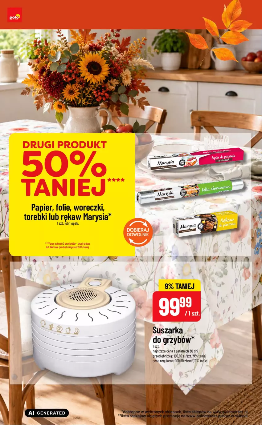 Gazetka promocyjna PoloMarket - Oferta Inspirujący TYDZIEŃ - ważna 14.10 do 20.10.2026 - strona 4 - produkty: Papier, Suszarka