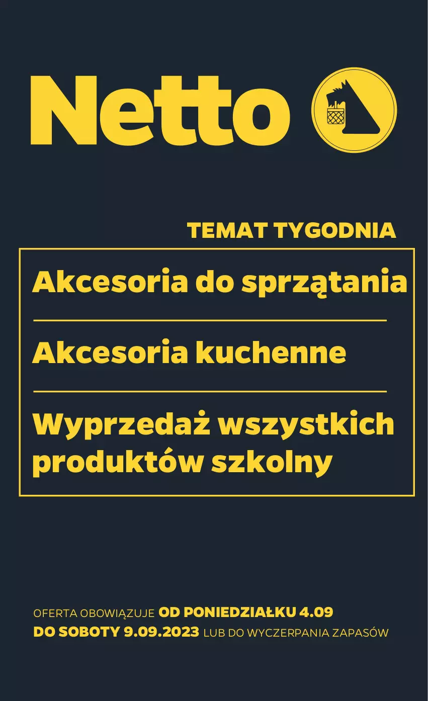 Gazetka promocyjna Netto - Akcesoria i dodatki - ważna 04.09 do 09.09.2023 - strona 1