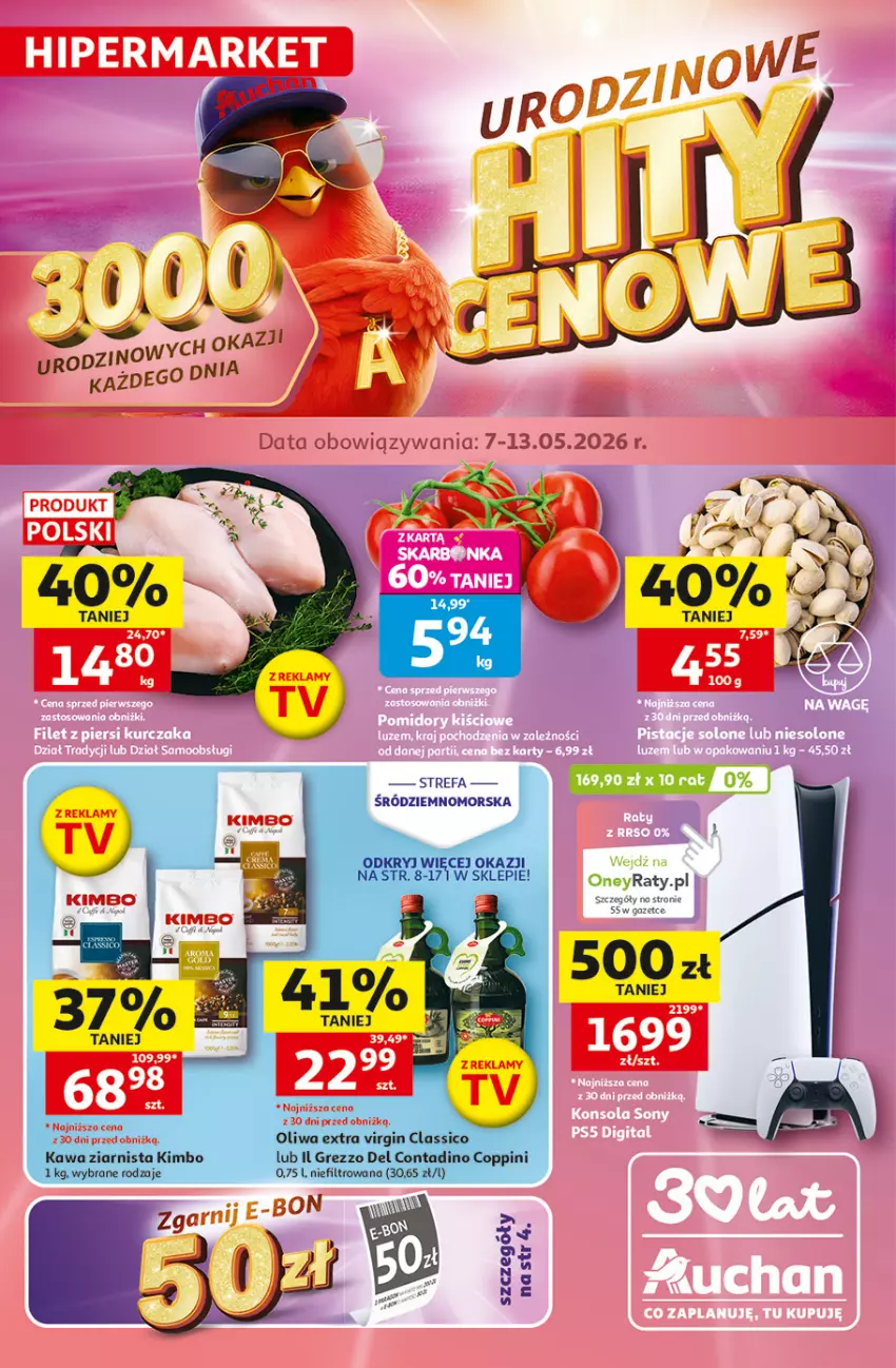 Gazetka promocyjna Auchan - 30 Lat Hipermarket - ważna 07.05 do 13.05.2026 - strona 1 - produkty: Fa