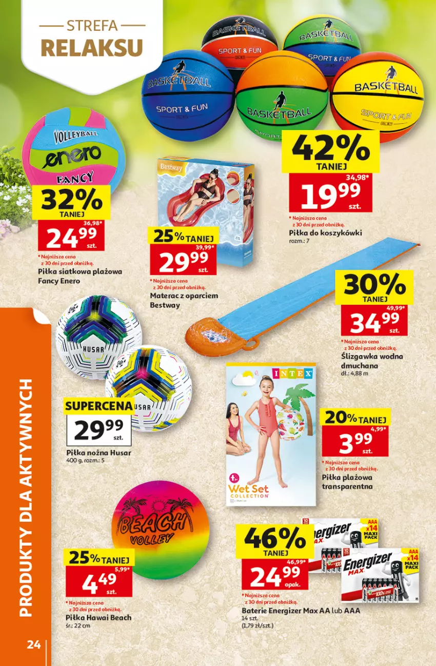 Gazetka promocyjna Auchan - 30 Lat Hipermarket - ważna 07.05 do 13.05.2026 - strona 24 - produkty: Energizer, Fa, Kosz, Materac, Noż, Tera, Tran