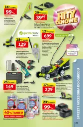 Gazetka promocyjna Auchan - 30 Lat Hipermarket - Gazetka - ważna od 13.05 do 13.05.2026 - strona 21 - produkty: Piec, Top, Sok, Noż, Nożyce, Kosz, Warka, Mule, Kasza, Kosiarka, Akumulator, K2