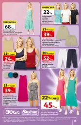 Gazetka promocyjna Auchan - 30 Lat Hipermarket - Gazetka - ważna od 13.05 do 13.05.2026 - strona 51 - produkty: Top, Szorty, T-shirt, Kombinezon, Sukienka