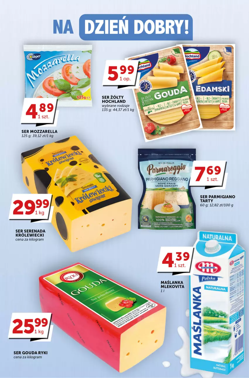 Gazetka promocyjna Groszek - ważna 04.05 do 16.05.2023 - strona 4 - produkty: AEG, Gouda, Gra, Hochland, Maślanka, Mleko, Mlekovita, Mozzarella, Ser, Ser zołty