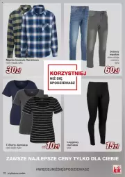 Gazetka promocyjna Kik - Gazetka - ważna od 15.09 do 15.09.2024 - strona 4 - produkty: Gin, Kosz, T-shirt, Koszula, Legginsy