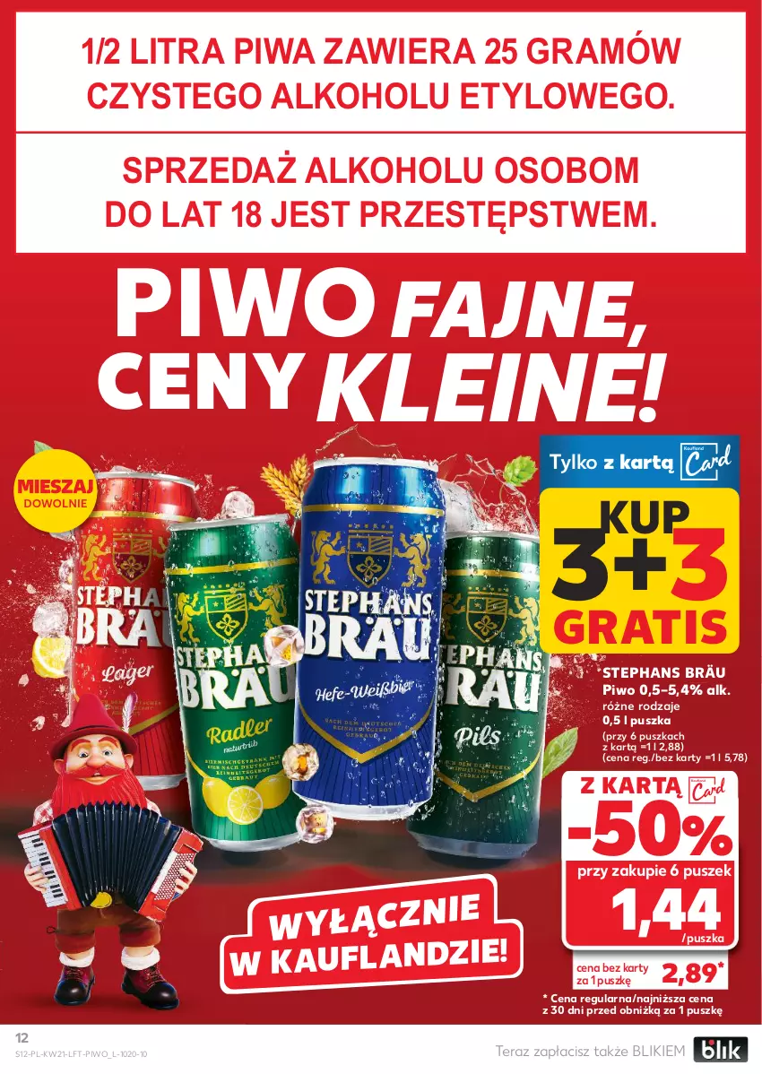 Gazetka promocyjna Kaufland - Gazetka tygodnia - ważna 22.05 do 28.05.2025 - strona 12 - produkty: Fa, Gra, Piwa, Piwo, Tera