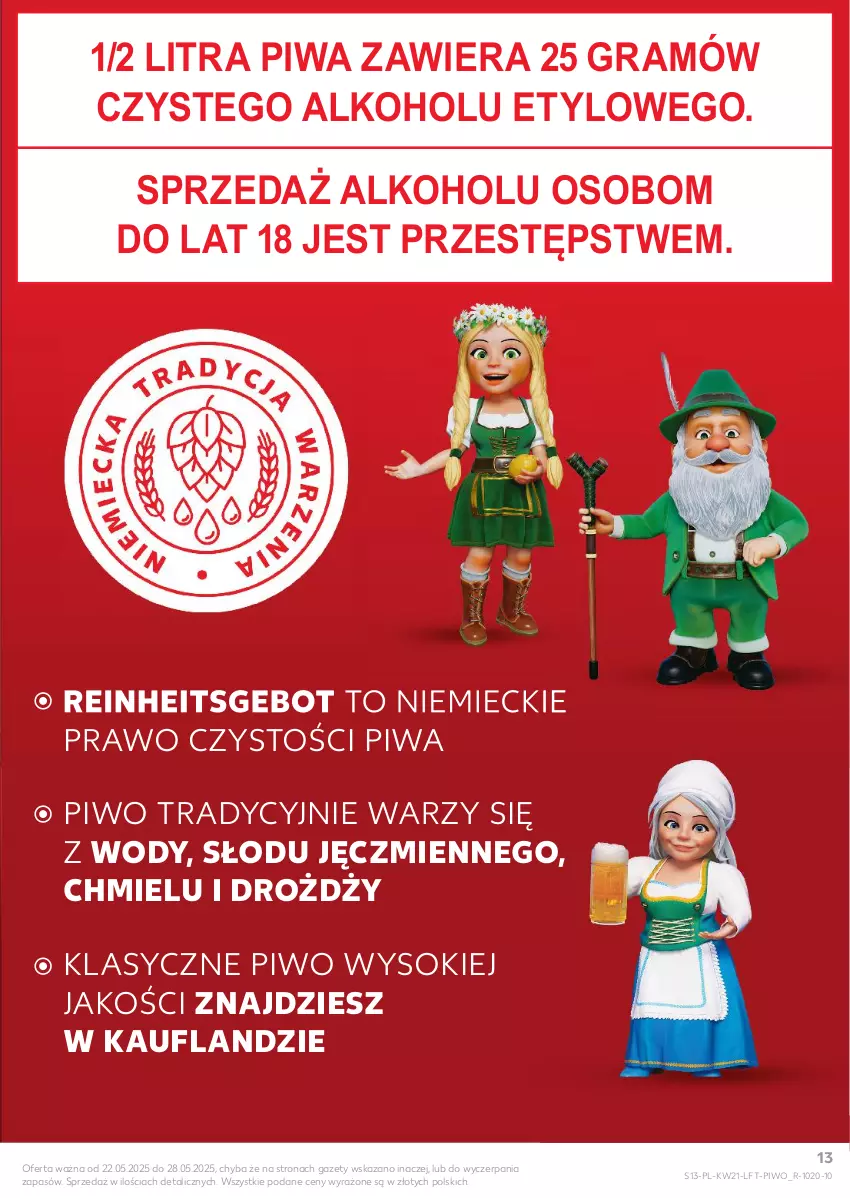 Gazetka promocyjna Kaufland - Gazetka tygodnia - ważna 22.05 do 28.05.2025 - strona 13 - produkty: Gra, Piwa, Piwo, Sok