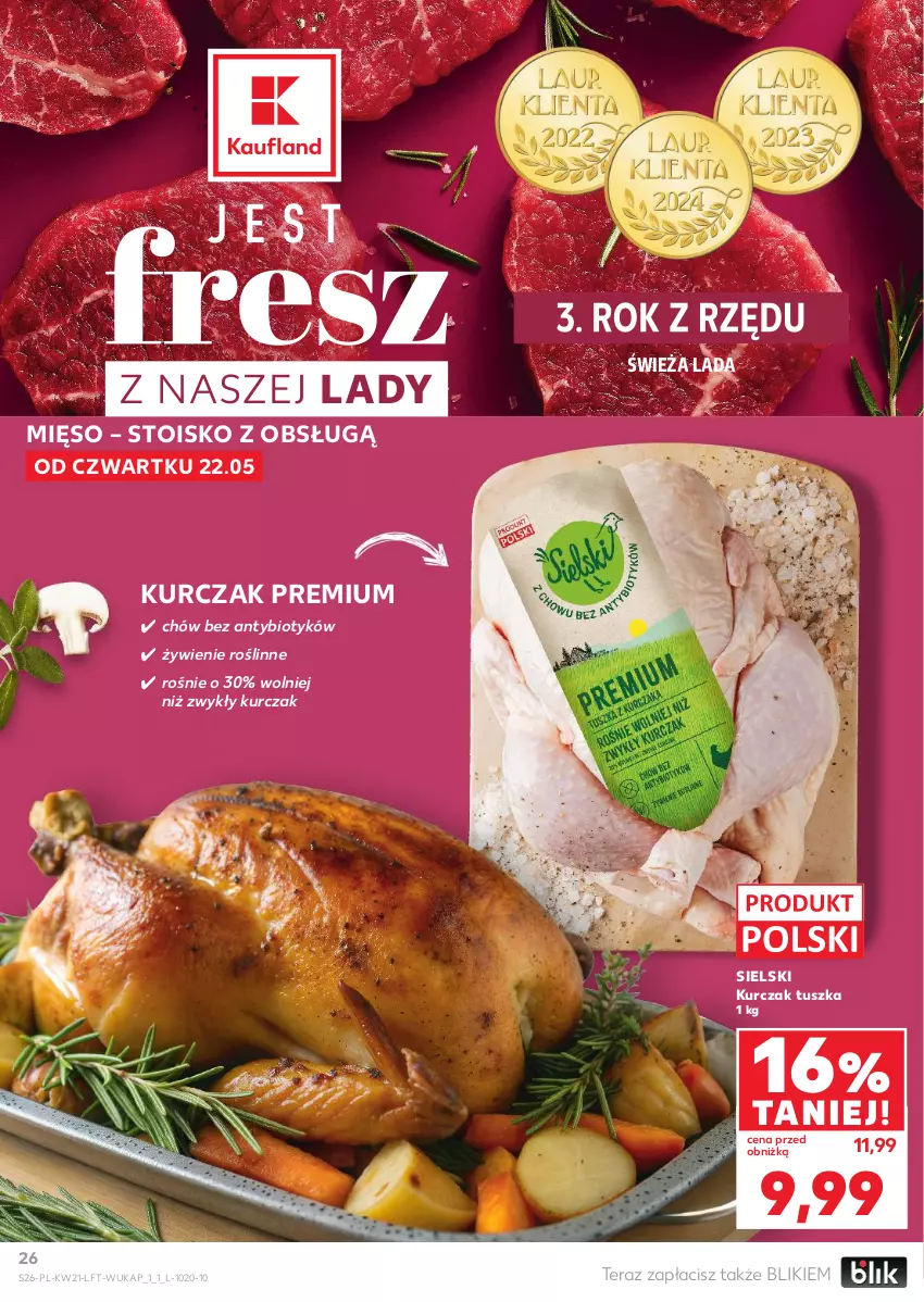 Gazetka promocyjna Kaufland - Gazetka tygodnia - ważna 22.05 do 28.05.2025 - strona 26 - produkty: Kurczak, Mięso, Tera, Tusz