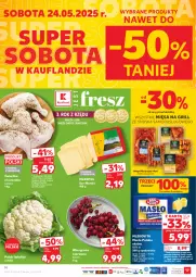 Gazetka promocyjna Kaufland - Gazetka tygodnia - Gazetka - ważna od 28.05 do 28.05.2025 - strona 14 - produkty: Kurczak, Kalafior, Warzywa, Ser, Gra, Mlekovita, Winogrona, Owoce, Wino, Waga, Grunt, Grill, Masło, Olej, Mleko