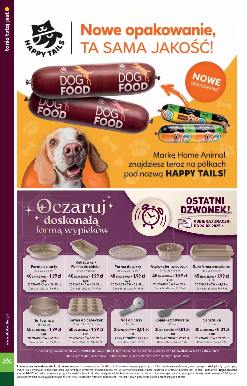 Gazetka promocyjna Stokrotka - Supermarket - ważna 20.02 do 26.02.2025 - strona 12 - produkty: Chleb, Dzwonek, HP, Keksówka, Szpatułka, Tortownica