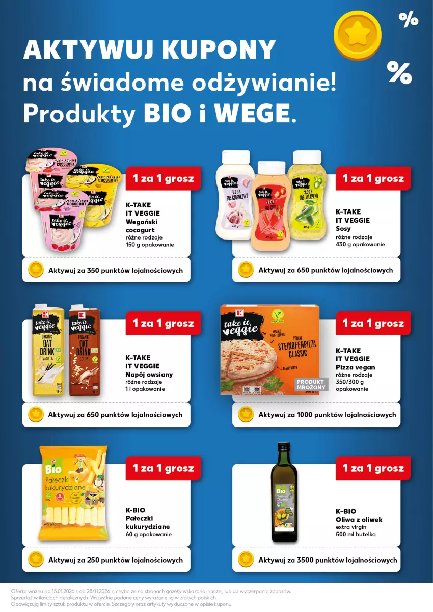 Gazetka promocyjna Kaufland - Kaufland - ważna 15.01 do 28.01.2026 - strona 3 - produkty: Gin, Napój, Oliwa, Oliwa z oliwek, Pizza, Sos