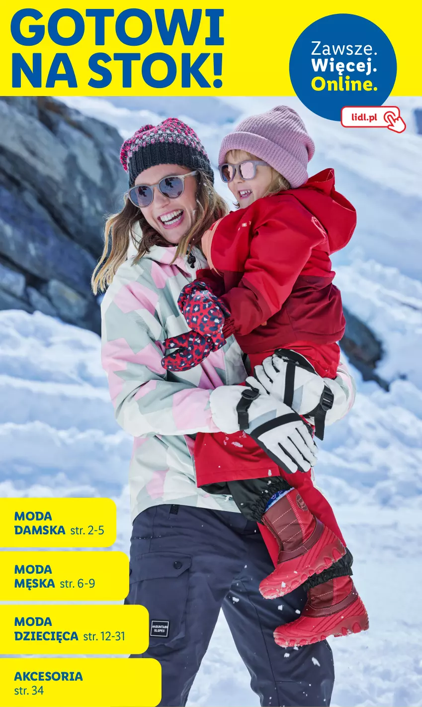 Gazetka promocyjna Lidl - KATALOG MODA SKI - ważna 01.11 do 31.12.2023 - strona 1 - produkty: Dzieci, Moda