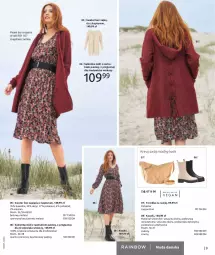 Gazetka promocyjna Bonprix - Jesienne nowości - Gazetka - ważna od 15.03 do 15.03.2022 - strona 11 - produkty: Torebka, Sweter, Kozaki, Pasek, Wełna, Cappuccino, Sukienka