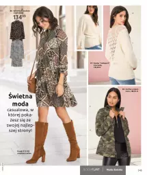 Gazetka promocyjna Bonprix - Jesienne nowości - Gazetka - ważna od 15.03 do 15.03.2022 - strona 47 - produkty: Sweter, Top, Kurtka, Kosz, Kozaki, Moda, Sukienka