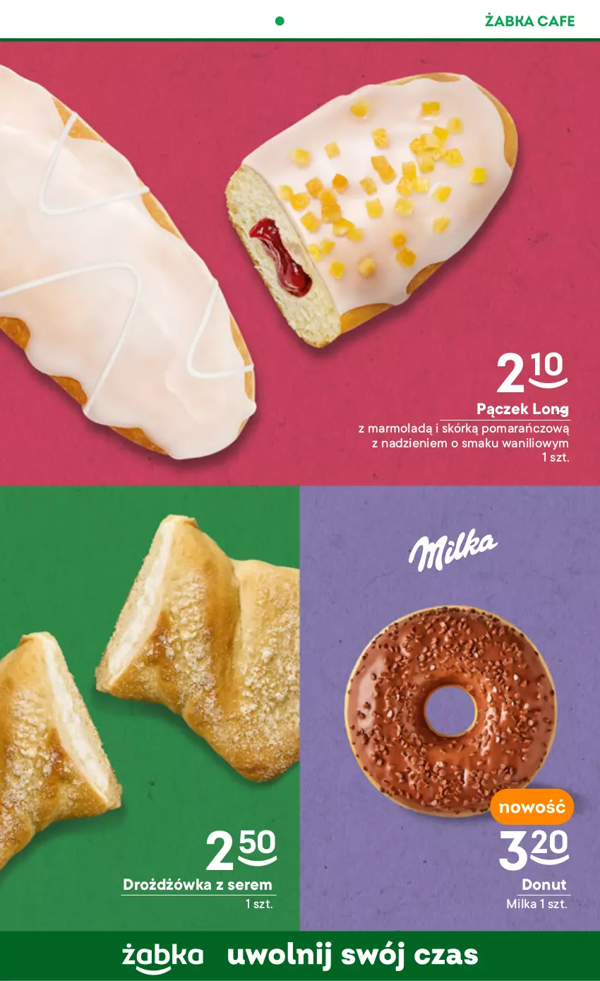 Gazetka promocyjna Żabka - ważna 04.01 do 10.01.2023 - strona 12 - produkty: Donut, Milka, Mola, Pączek, Ser