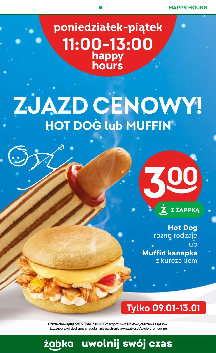 Gazetka promocyjna Żabka - ważna 04.01 do 10.01.2023 - strona 2 - produkty: Hot dog, Kurczak