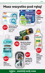 Gazetka promocyjna Żabka - Gazetka - ważna od 10.01 do 10.01.2023 - strona 38 - produkty: Ludwik, Jan Niezbędny, BIC, Do mycia naczyń, Listerine, Papier, Worki na śmieci, Płyn do mycia naczyń, Tampony, Papier toaletowy, Velvet, Szynka, Worki na śmiec, Maszynka, Płyn do mycia, Maszynka do golenia, O.B.