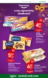 Gazetka promocyjna Żabka - Gazetka - ważna od 10.01 do 10.01.2023 - strona 9 - produkty: Ciastka, Krakus, Jutrzenka, Wafle, Precle, Krakuski, Fa