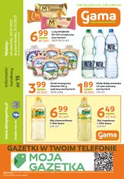 Gazetka promocyjna Gama - Gazetka Gama - Gazetka - ważna od 20.07 do 20.07.2024 - strona 12 - produkty: Piec, Nałęczowianka, Ser, Telefon, Lody, Serek, Serek twarogowy, Olej rzepakowy, Olej słonecznikowy, Woda, Olej, Almette
