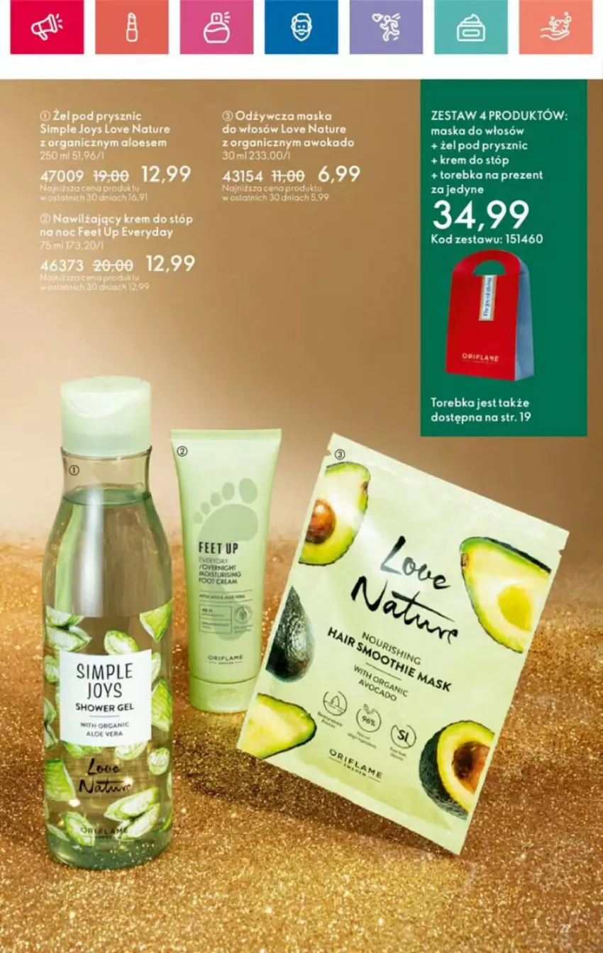 Gazetka promocyjna Oriflame - ważna 10.11 do 30.11.2024 - strona 101 - produkty: Krem do stóp, Torebka