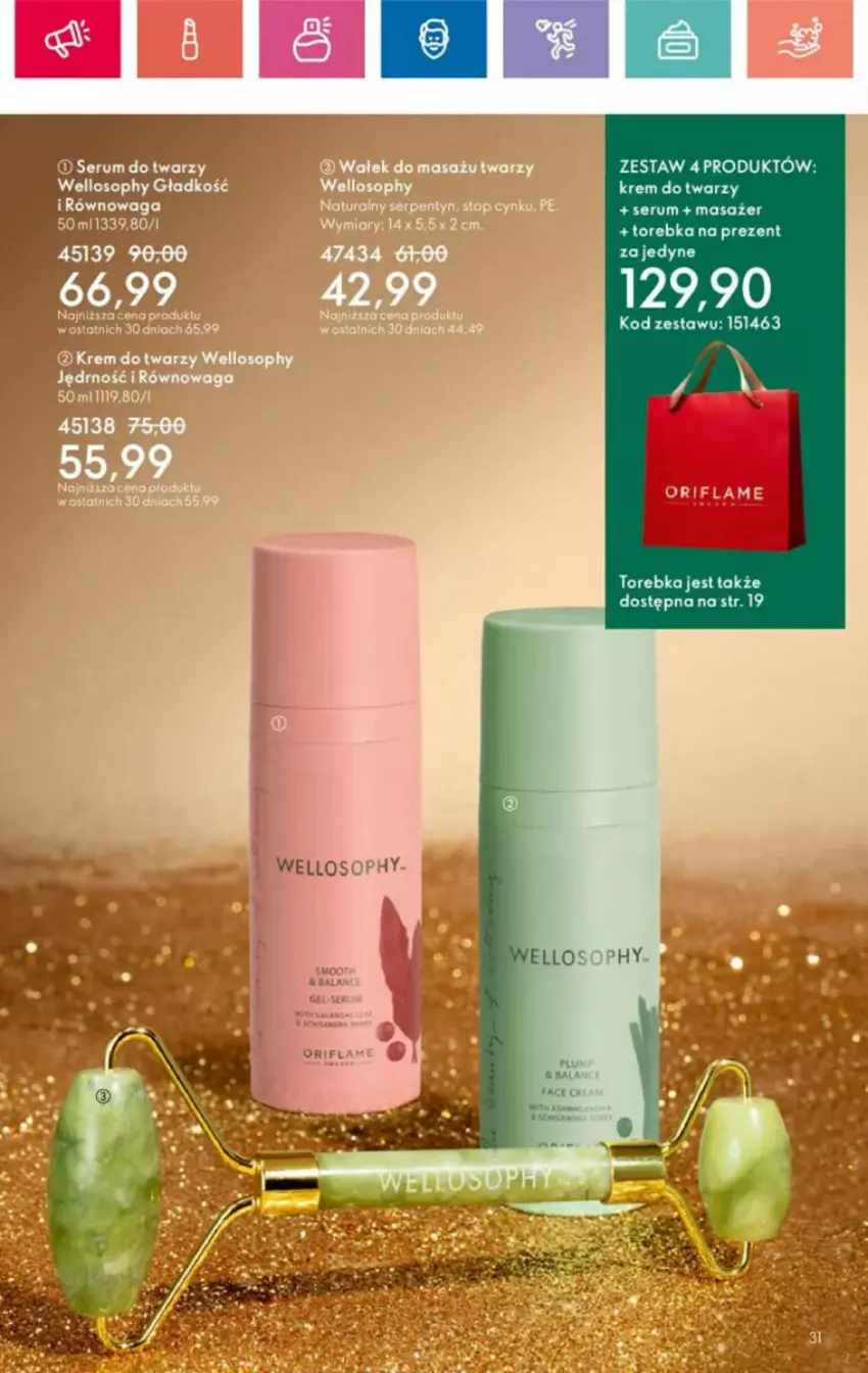 Gazetka promocyjna Oriflame - ważna 10.11 do 30.11.2024 - strona 106 - produkty: Krem do twarzy, Masażer, Rum, Ser, Serum, Torebka