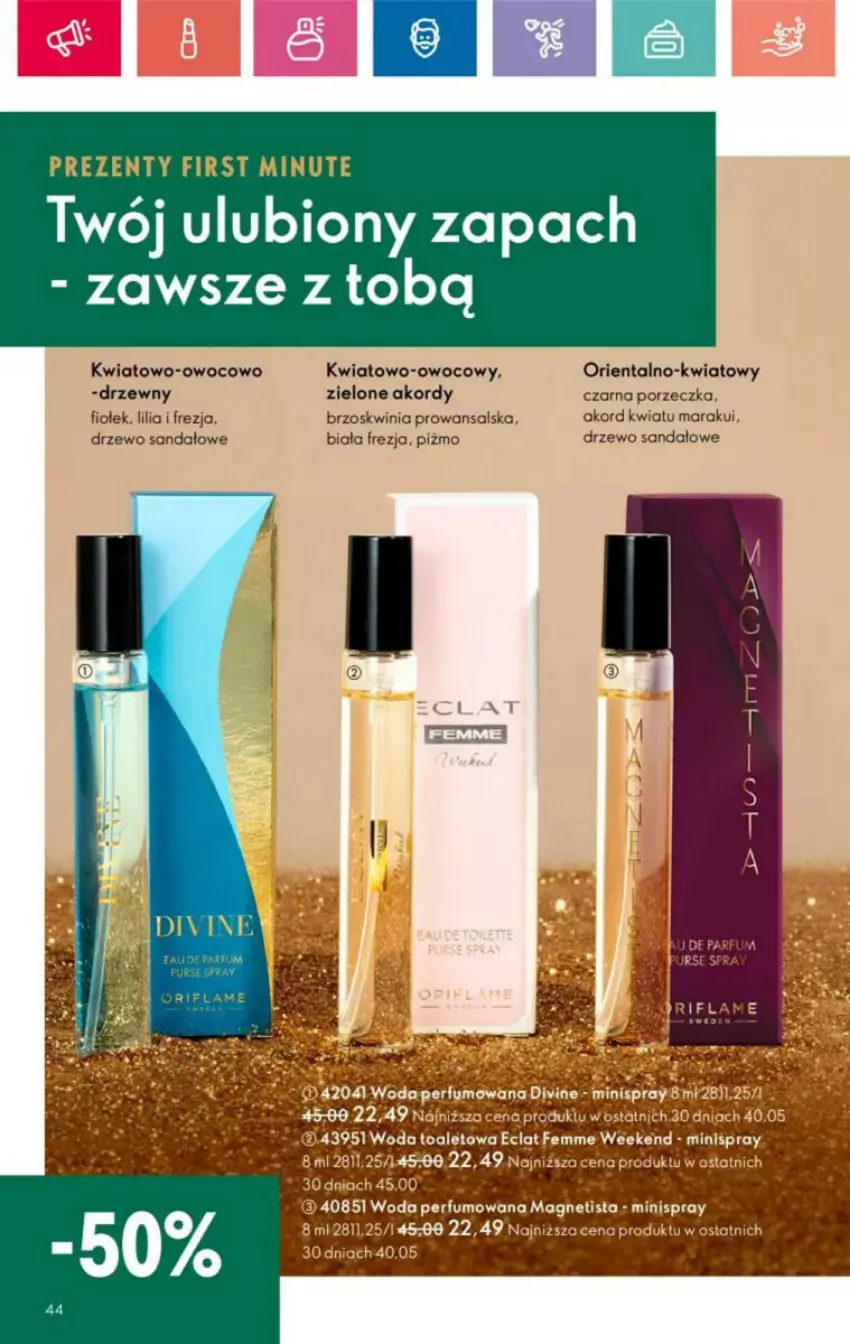 Gazetka promocyjna Oriflame - ważna 10.11 do 30.11.2024 - strona 120 - produkty: Perfum, Por, Sandał