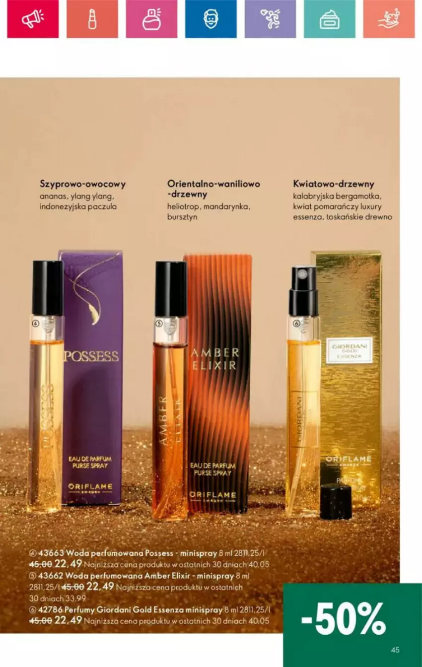 Gazetka promocyjna Oriflame - ważna 10.11 do 30.11.2024 - strona 121 - produkty: Ananas, Bursztyn, Helio, LG, Perfum, Pur, Top, Woda, Woda perfumowana