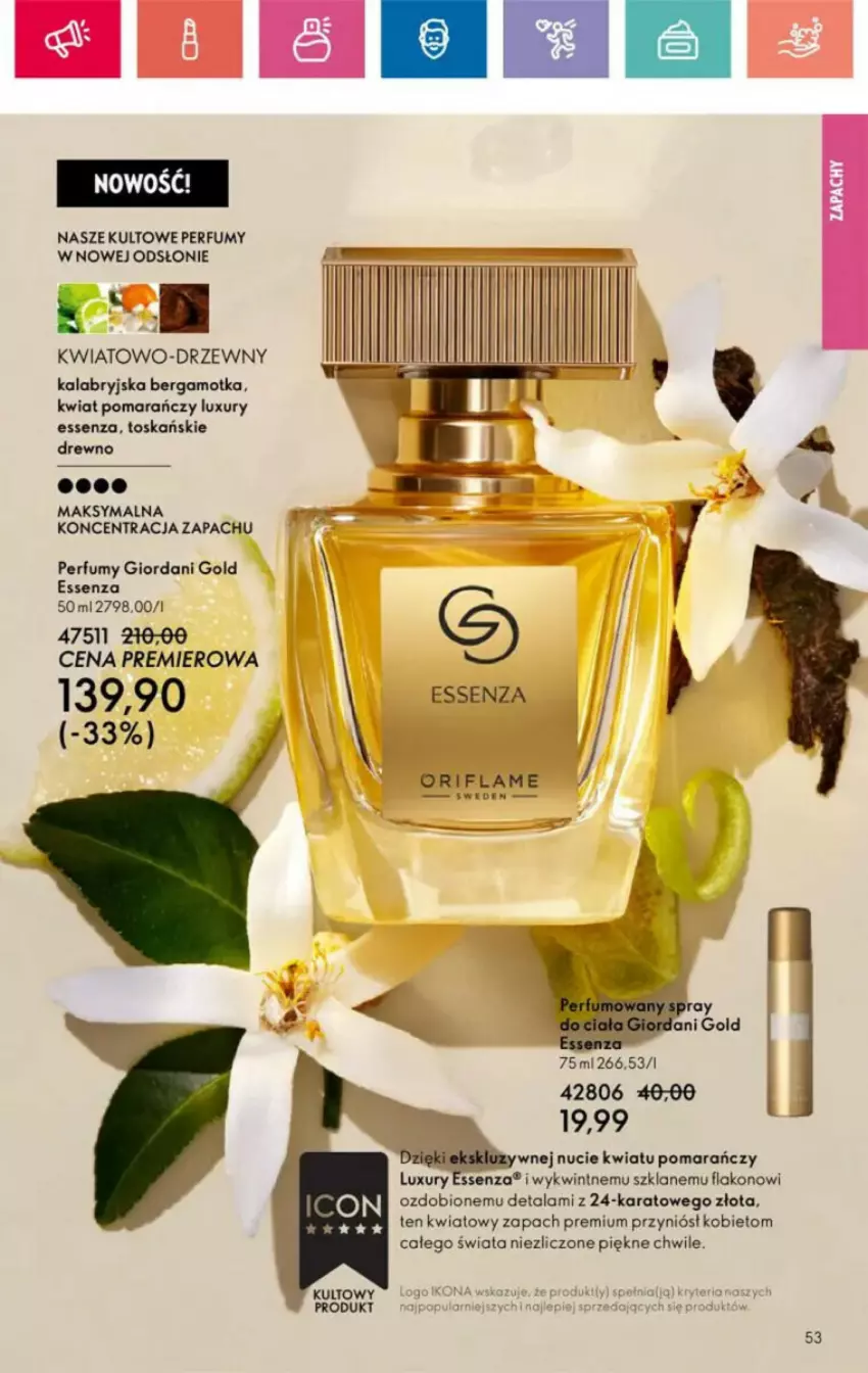 Gazetka promocyjna Oriflame - ważna 10.11 do 30.11.2024 - strona 130 - produkty: Giordani Gold, Oriflame, Perfum