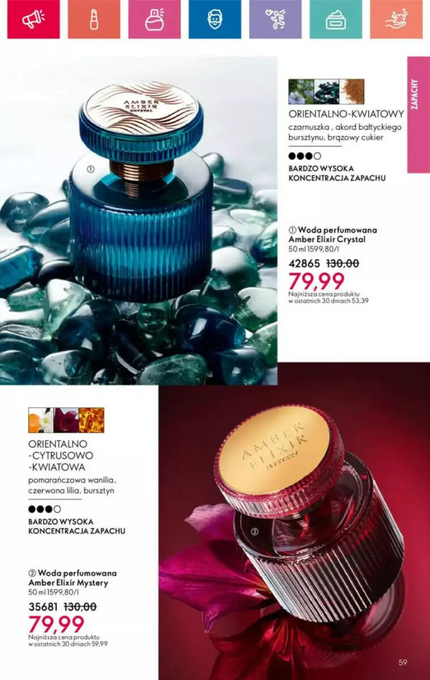 Gazetka promocyjna Oriflame - ważna 10.11 do 30.11.2024 - strona 136 - produkty: Bursztyn, Cukier, Perfum, Sok, Woda, Woda perfumowana