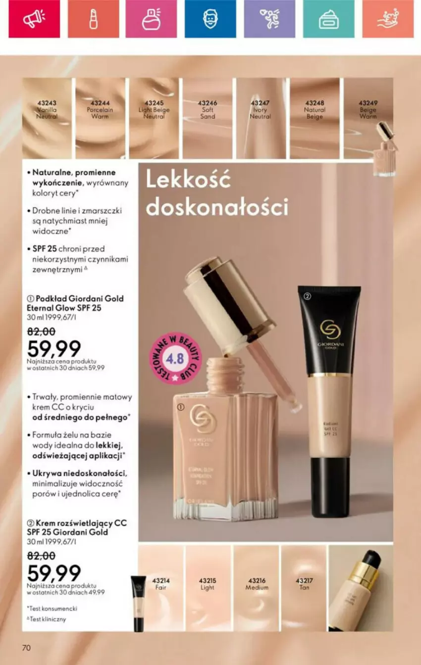 Gazetka promocyjna Oriflame - ważna 10.11 do 30.11.2024 - strona 149 - produkty: Fa, Giordani Gold, Mars, Podkład, Por