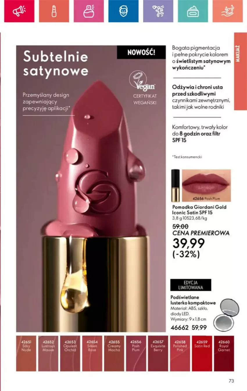 Gazetka promocyjna Oriflame - ważna 10.11 do 30.11.2024 - strona 152 - produkty: Giordani Gold