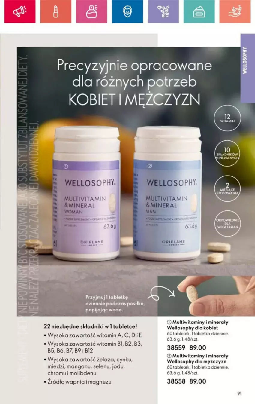 Gazetka promocyjna Oriflame - ważna 10.11 do 30.11.2024 - strona 172 - produkty: Cynk, Magnez, Oriflame, Sok, Tablet