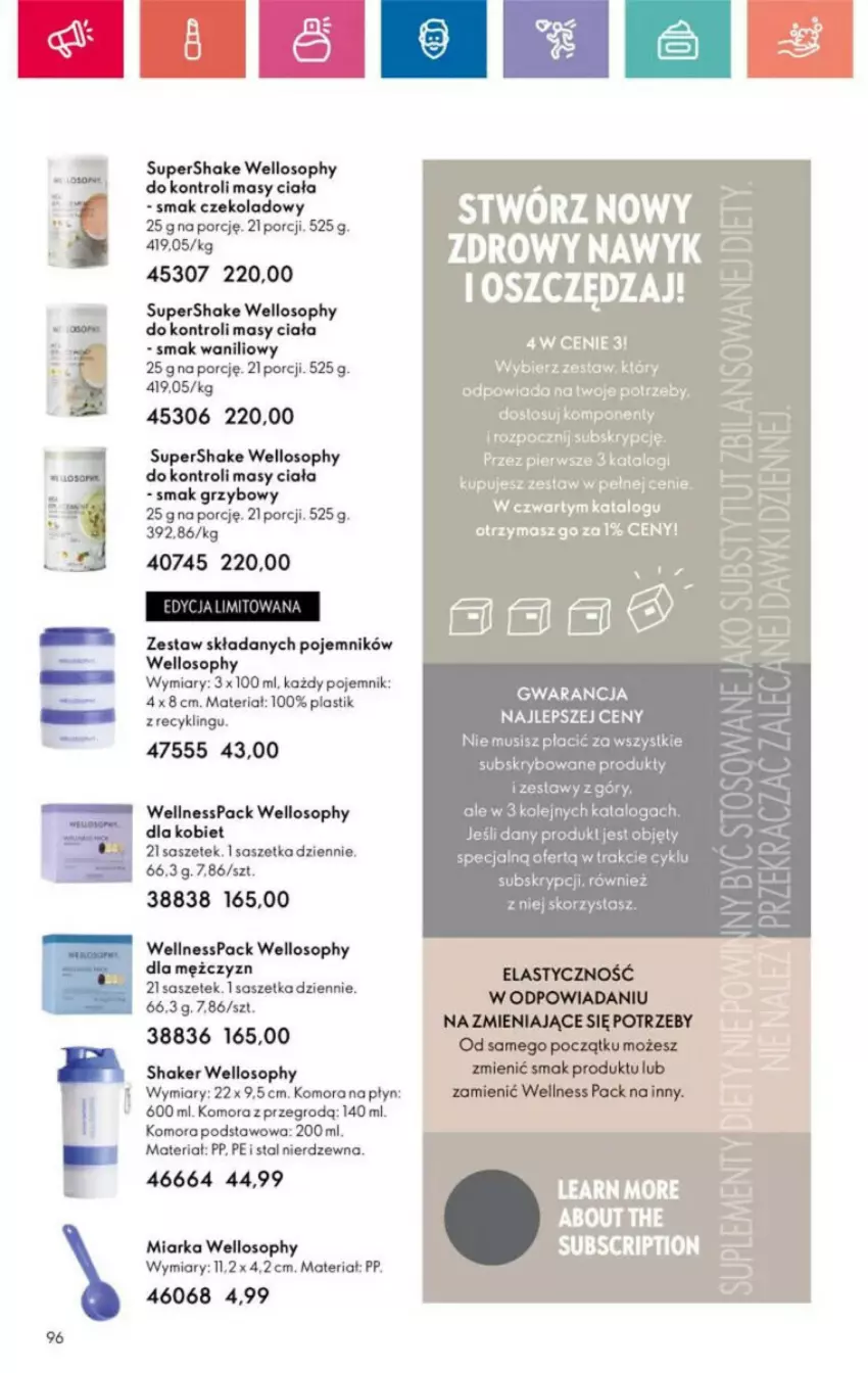 Gazetka promocyjna Oriflame - ważna 10.11 do 30.11.2024 - strona 177 - produkty: Fa, Miarka, Mus, Pojemnik, Por