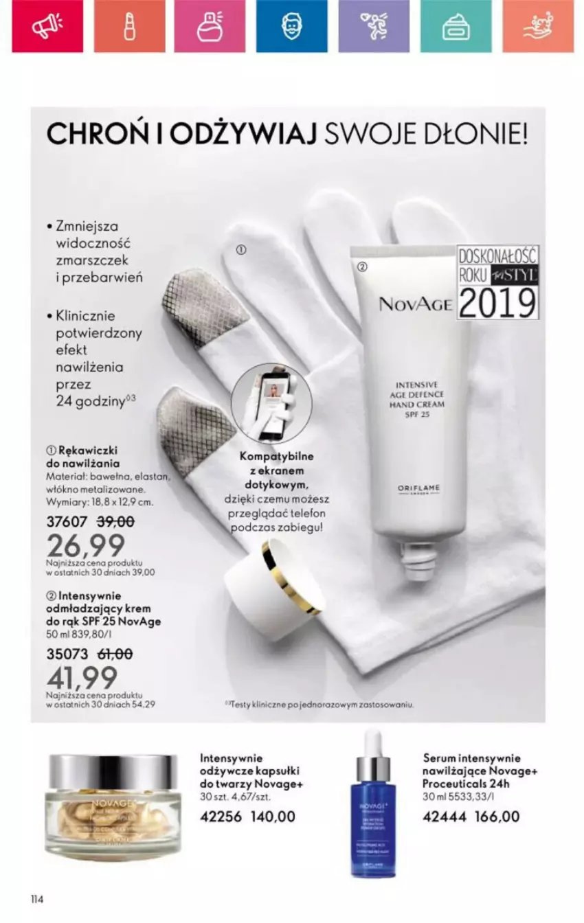 Gazetka promocyjna Oriflame - ważna 10.11 do 30.11.2024 - strona 18 - produkty: Krem do rąk, Mars, NovAge, Rum, Ser, Serum, Telefon, Wełna