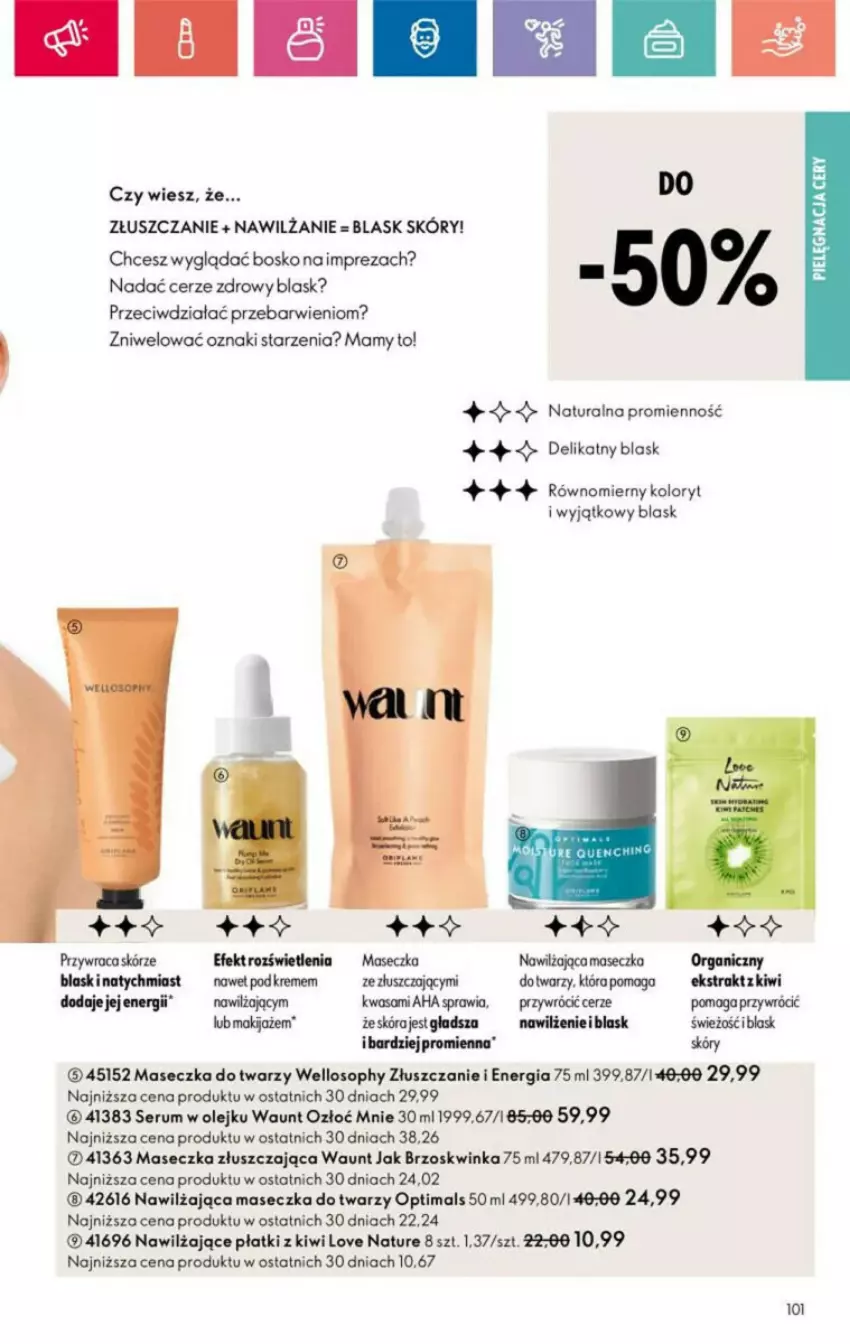 Gazetka promocyjna Oriflame - ważna 10.11 do 30.11.2024 - strona 4 - produkty: Inka, Kiwi, Love Nature, Makijaż, Olej, Optima, Optimals, Rum, Ser, Serum, Wasa