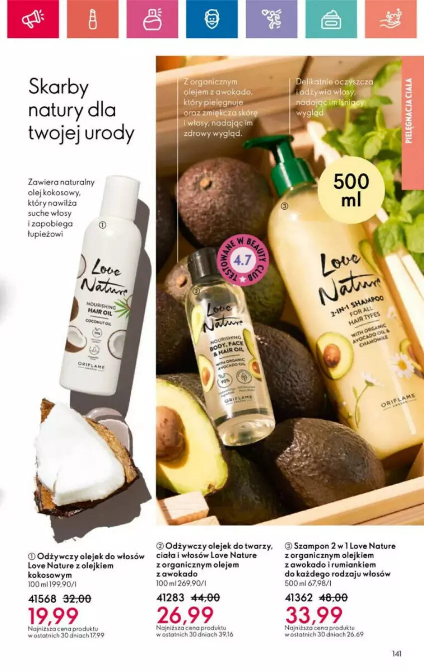 Gazetka promocyjna Oriflame - ważna 10.11 do 30.11.2024 - strona 48 - produkty: Kokos, Love Nature, Olej, Olej kokosowy, Rum