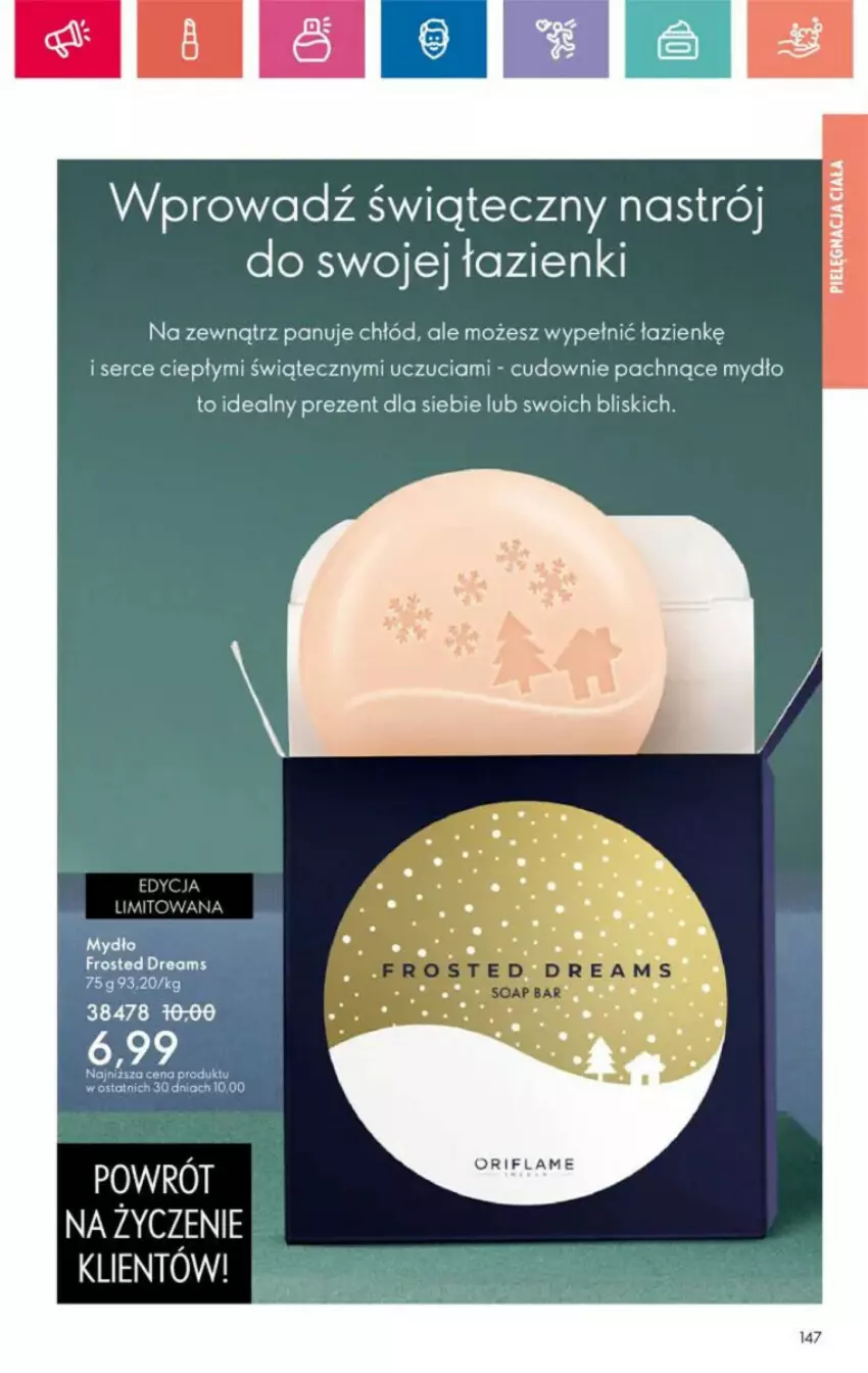 Gazetka promocyjna Oriflame - ważna 10.11 do 30.11.2024 - strona 54 - produkty: Mydło, Ser