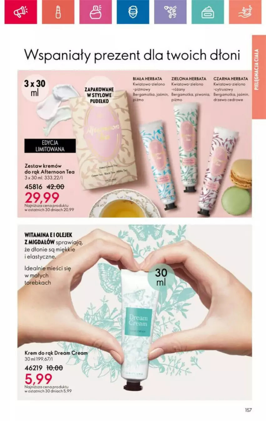 Gazetka promocyjna Oriflame - ważna 10.11 do 30.11.2024 - strona 65 - produkty: Herbata, Krem do rąk, Olej, Piwo, Pudełko, Róża