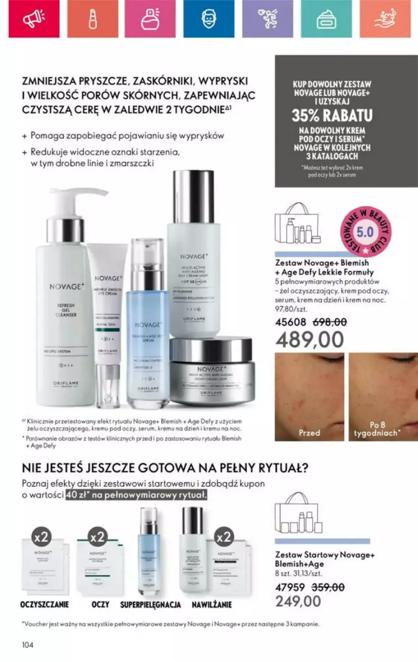 Gazetka promocyjna Oriflame - ważna 10.11 do 30.11.2024 - strona 7 - produkty: Fa, Krem na dzień, Krem na noc, Krem pod oczy, Mars, NovAge, Obraz, Olej, Por, Rum, Ser, Serum