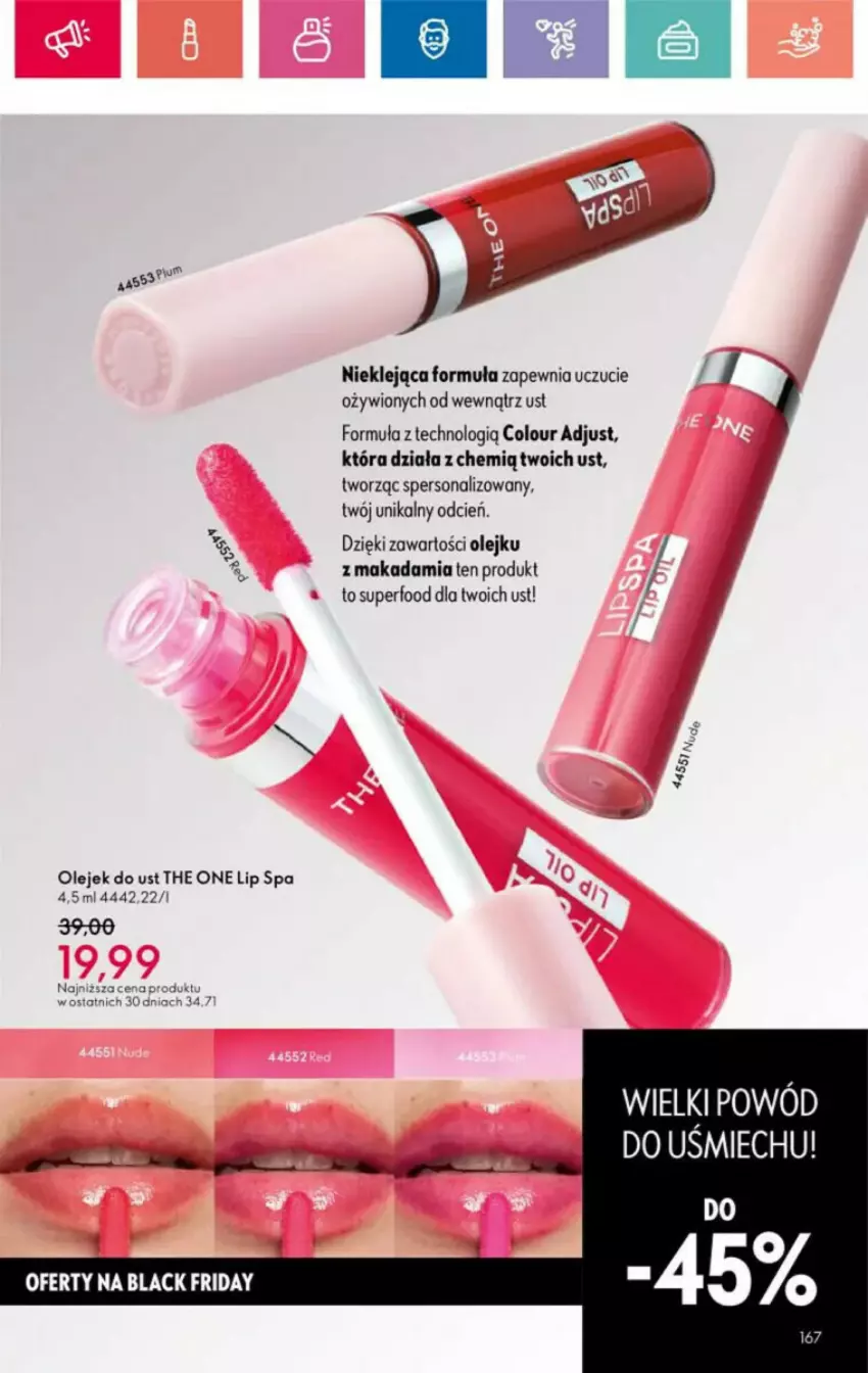 Gazetka promocyjna Oriflame - ważna 10.11 do 30.11.2024 - strona 76 - produkty: Cień, Klej, Lack, Olej, The ONE