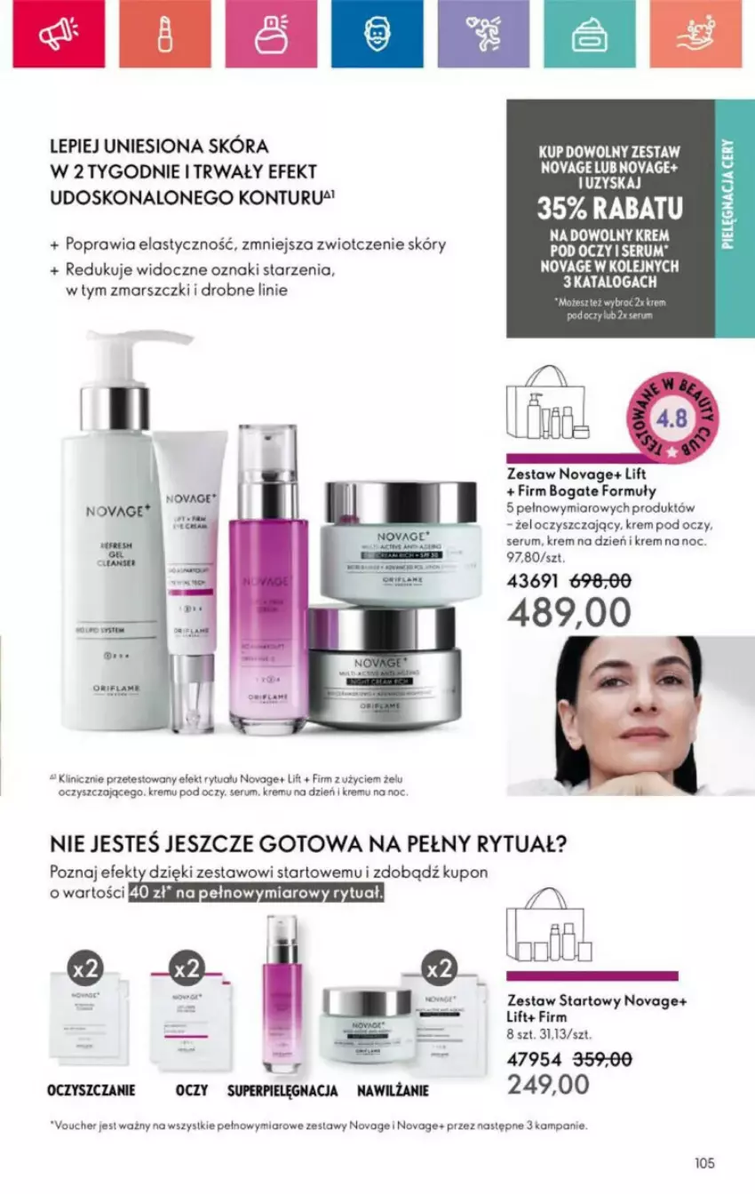 Gazetka promocyjna Oriflame - ważna 10.11 do 30.11.2024 - strona 8 - produkty: Krem na dzień, Krem pod oczy, Mars, NovAge, Olej, Rum, Ser, Serum