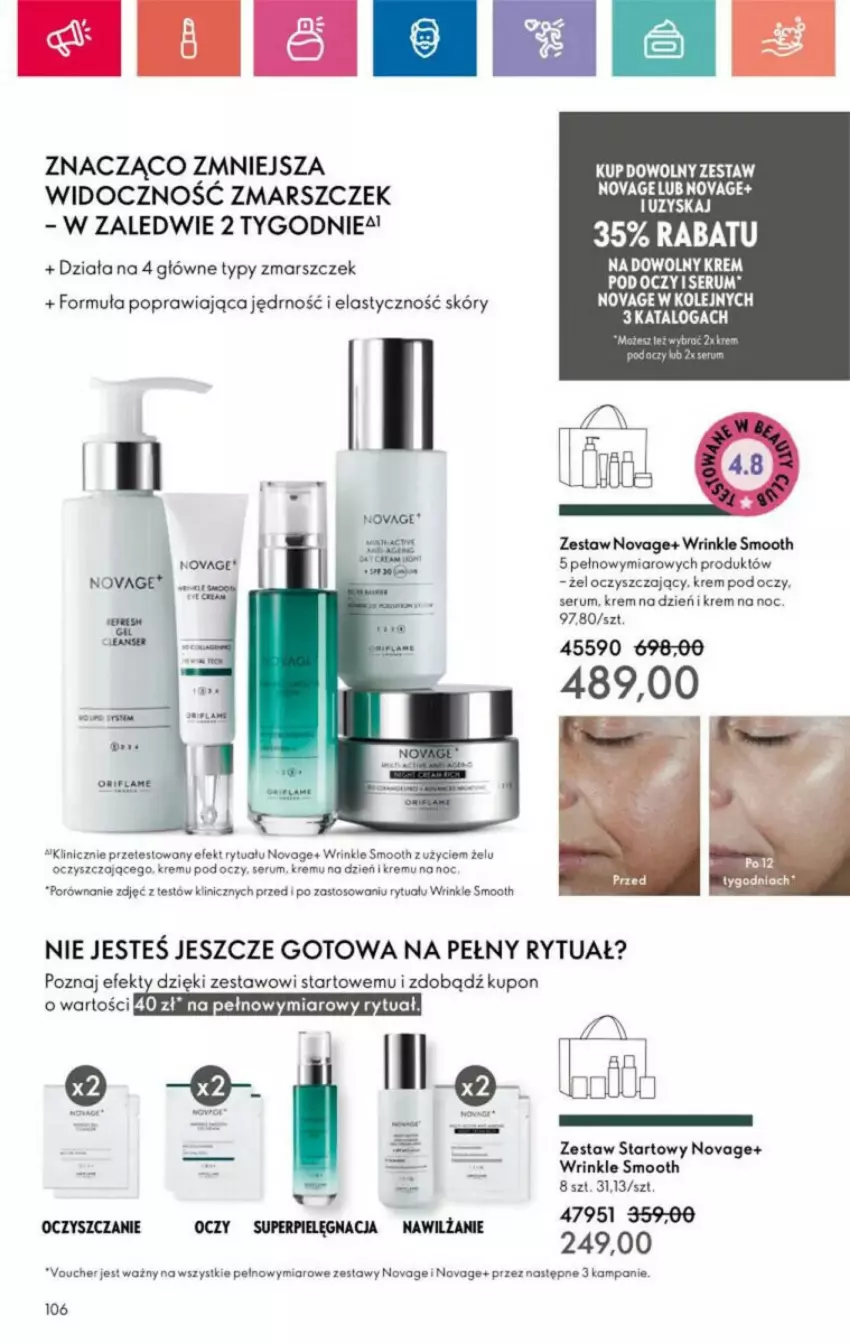 Gazetka promocyjna Oriflame - ważna 10.11 do 30.11.2024 - strona 9 - produkty: Krem na dzień, Krem pod oczy, Mars, NovAge, Olej, Por, Rum, Ser, Serum