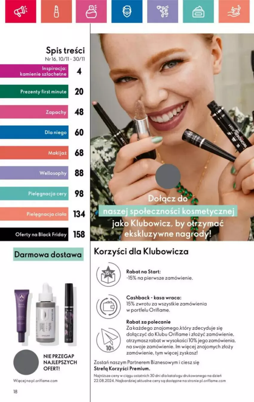 Gazetka promocyjna Oriflame - ważna 10.11 do 30.11.2024 - strona 90 - produkty: Lack, Oriflame, Por, Sok