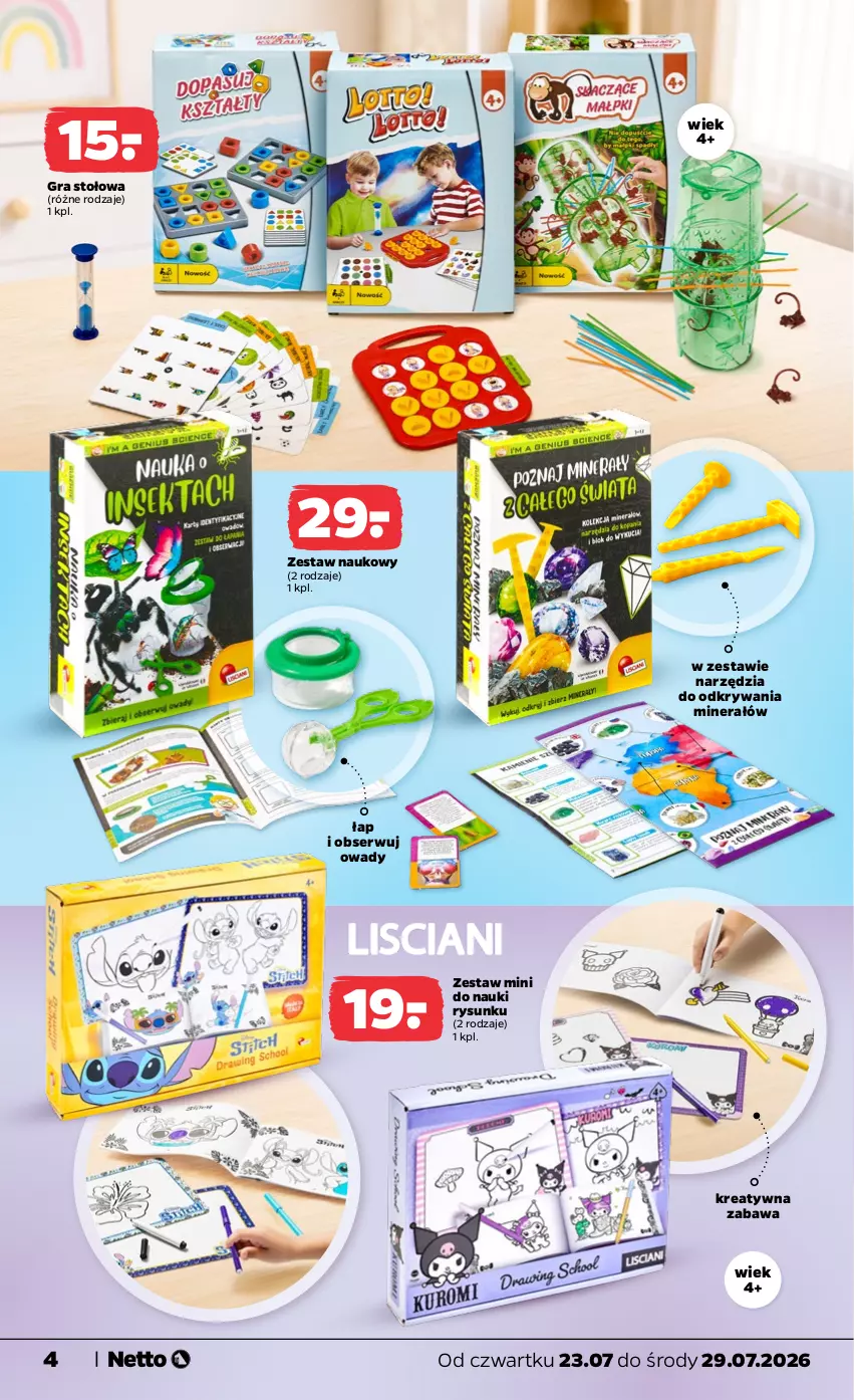 Gazetka promocyjna Netto - Od Czwartku - ważna 23.07 do 29.07.2026 - strona 4 - produkty: Gra, Ser