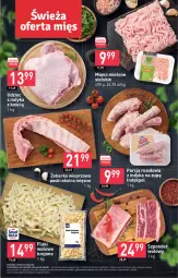 Gazetka promocyjna Stokrotka - Supermarket - Gazetka - ważna od 24.01 do 24.01.2024 - strona 9 - produkty: Mięso mielone, Warzywa, Udziec z indyka, Por, Szponder wołowy, Owoce, Flaki, Flaki wołowe, Mięso